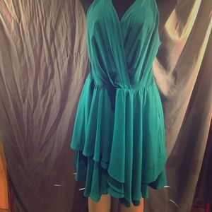 Sexy green club dress